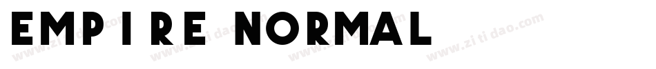 Empire Normal字体转换